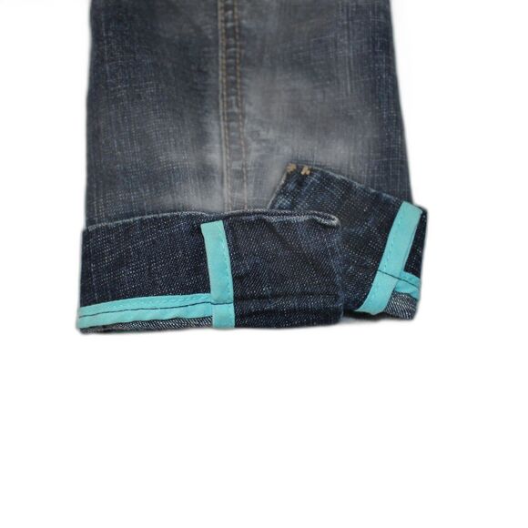 Tribal Denim Size 12 Stretch Tassles Western Jean Jacket - Picture 4 of 8